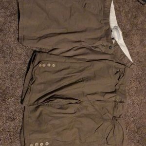 Two pair size 12 longer shorts